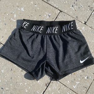 Grey Nike Spandex Shorts